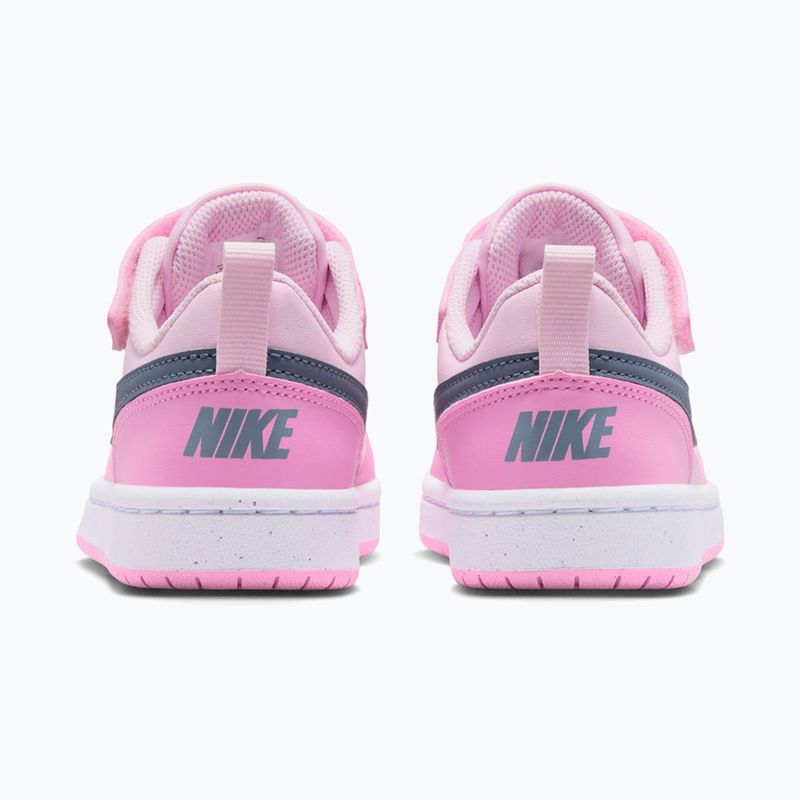 Gyerekcipők Nike Court Borough Low Recraft pink foam/pink rise/white/ashen slate 4