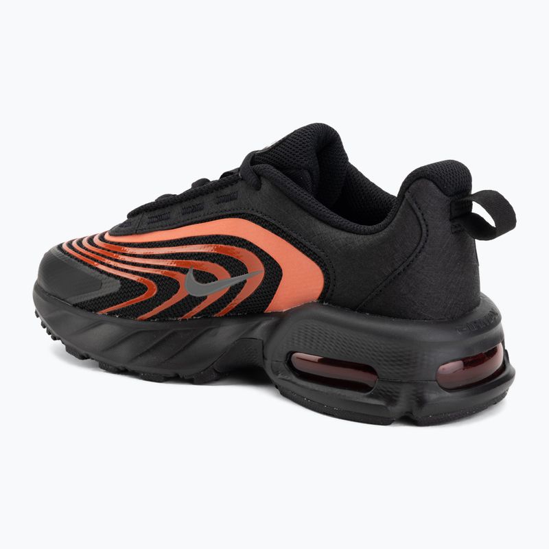 Nike Air Max cipő fekete/pikáns piros/füstszürke 3