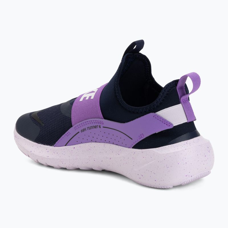 Gyerekcipők Nike Flex Runner 4 blackened blue/bright violet/black 3
