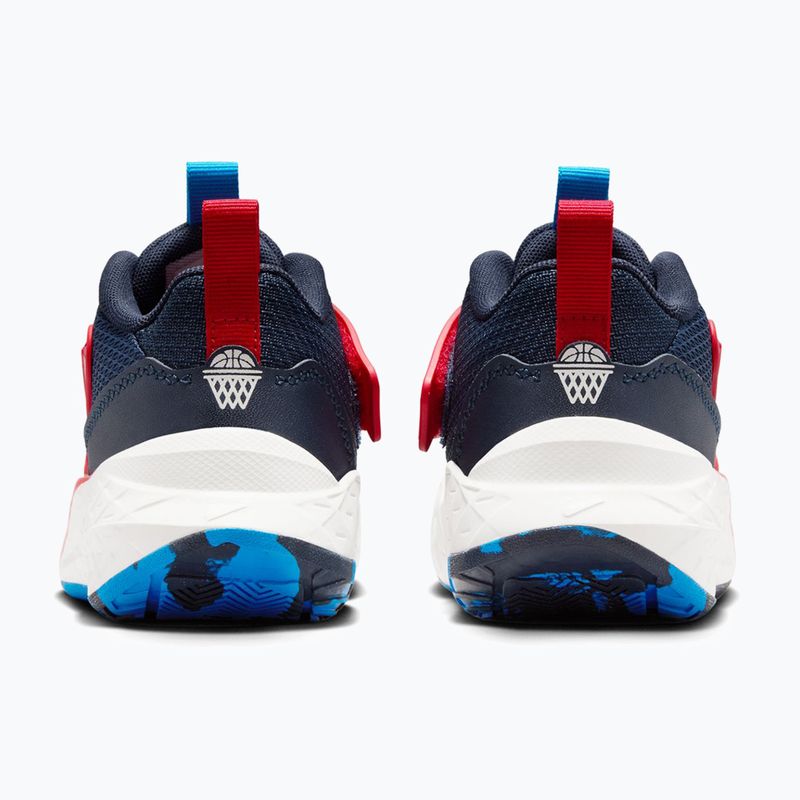 Gyerekcipők Nike Team Hustle D 12 tm navy/university red/photo blue/sail 4