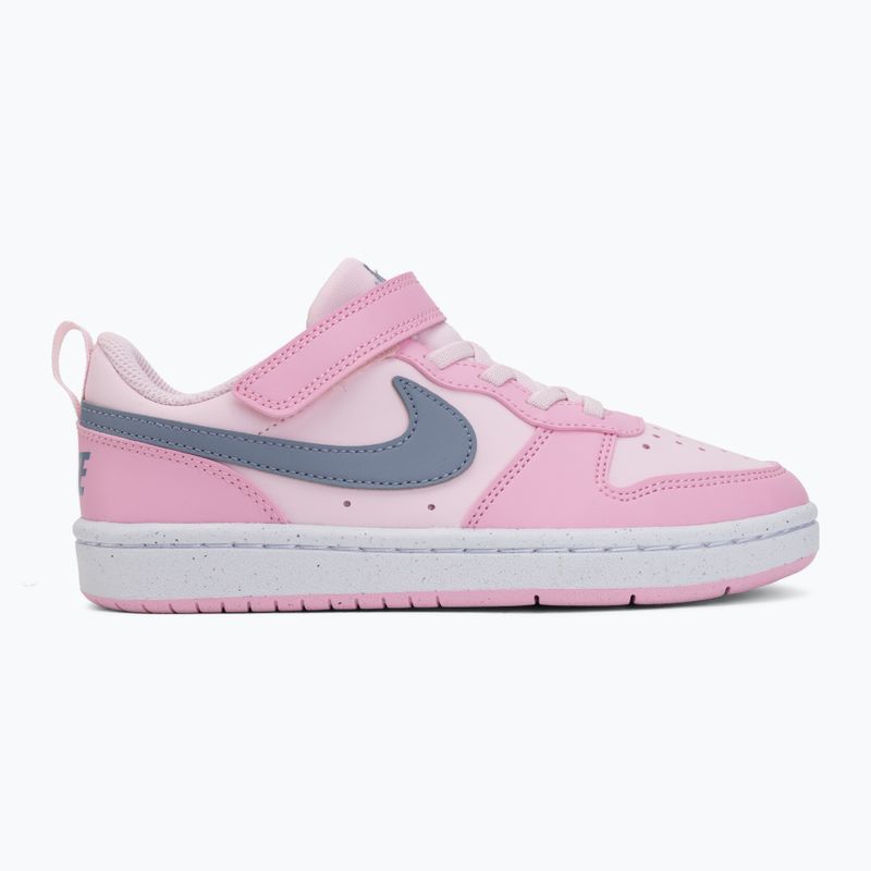 Gyerekcipők Nike Court Borough Low Recraft pink foam/pink rise/white/ashen slate 2