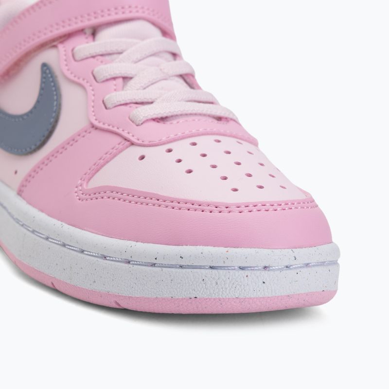 Gyerekcipők Nike Court Borough Low Recraft pink foam/pink rise/white/ashen slate 7
