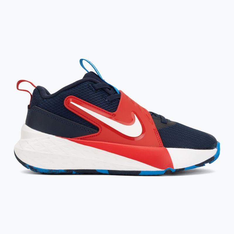 Gyerekcipők Nike Team Hustle D 12 tm navy/university red/photo blue/sail 2