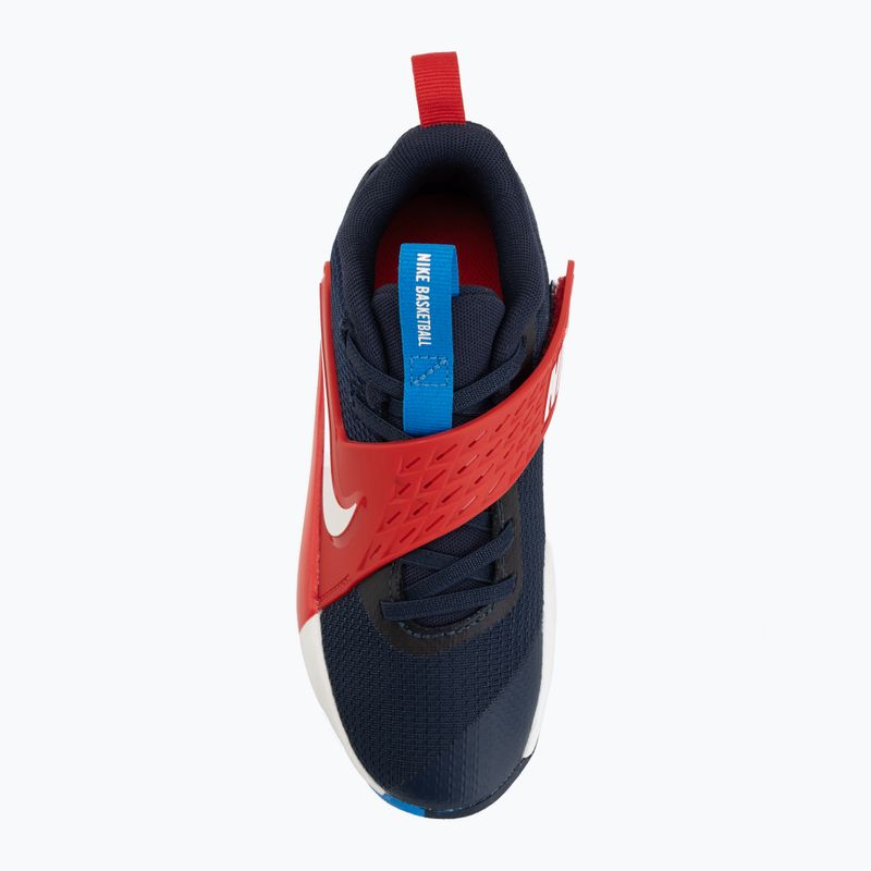 Gyerekcipők Nike Team Hustle D 12 tm navy/university red/photo blue/sail 5