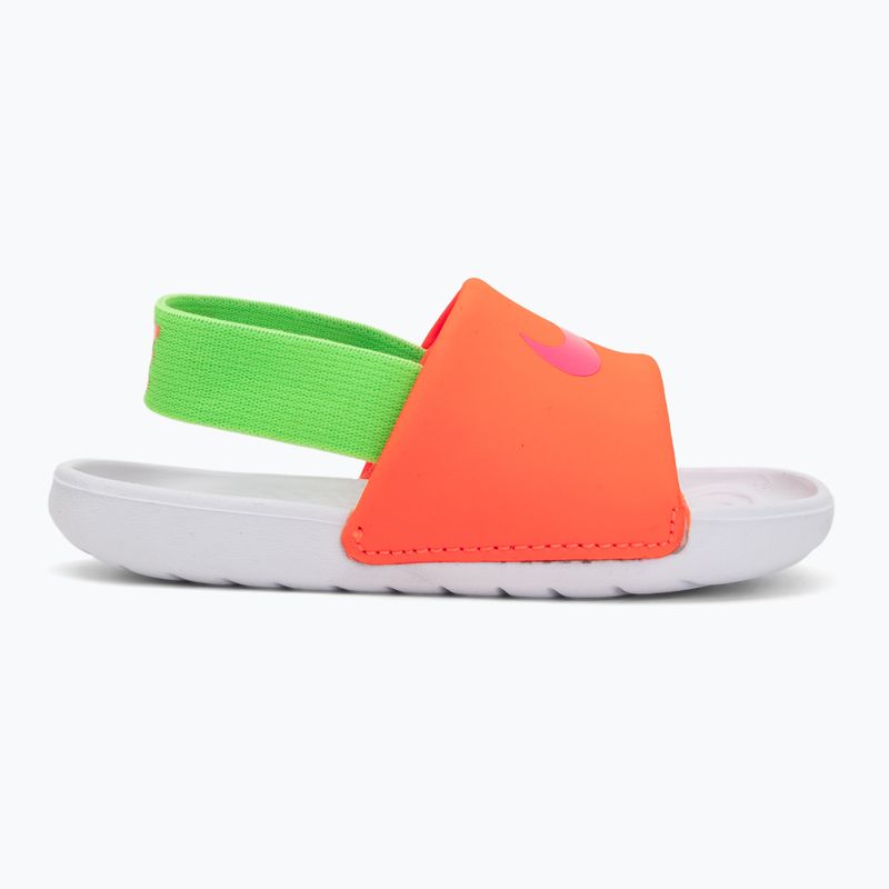 Gyerek papucs Nike Kawa total orange/green strike 2