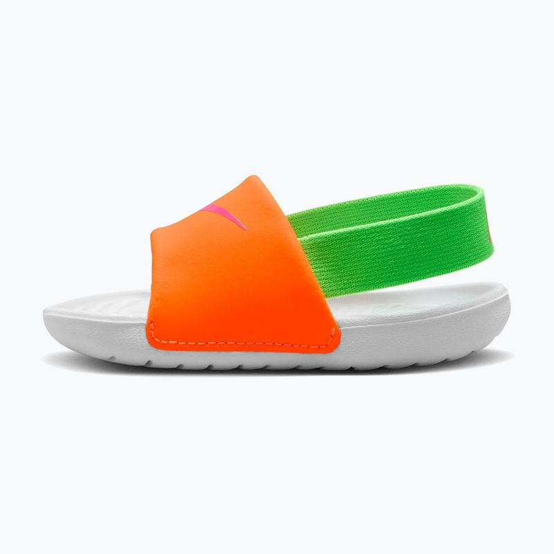 Gyerek papucs Nike Kawa total orange/green strike 2