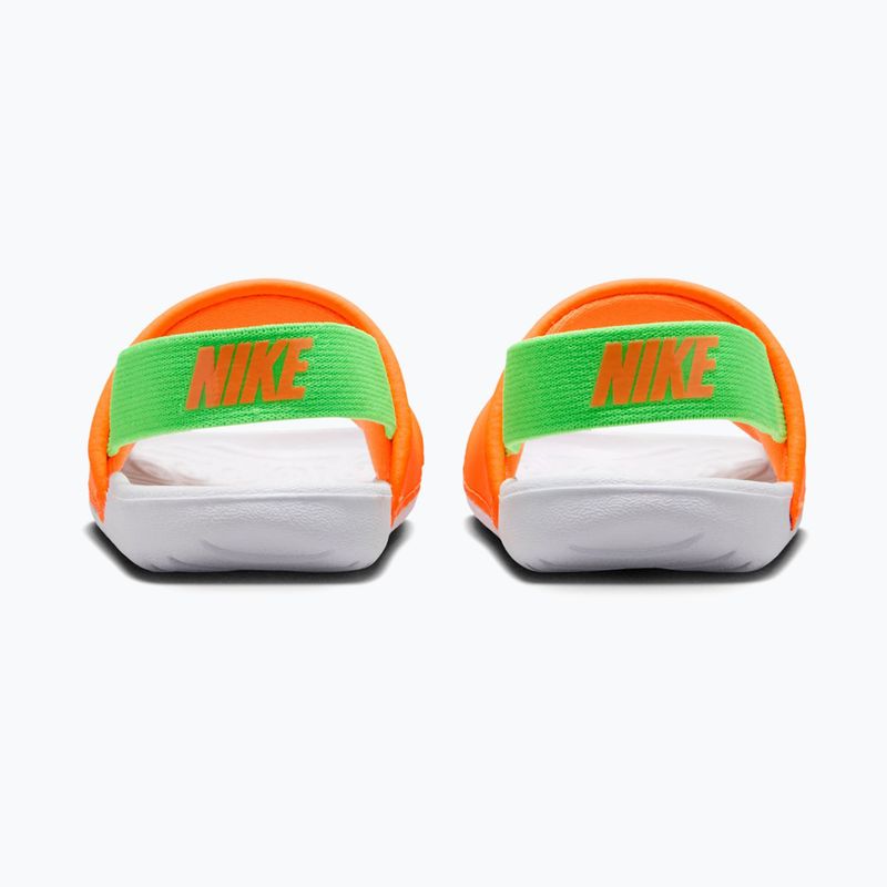 Gyerek papucs Nike Kawa total orange/green strike 4