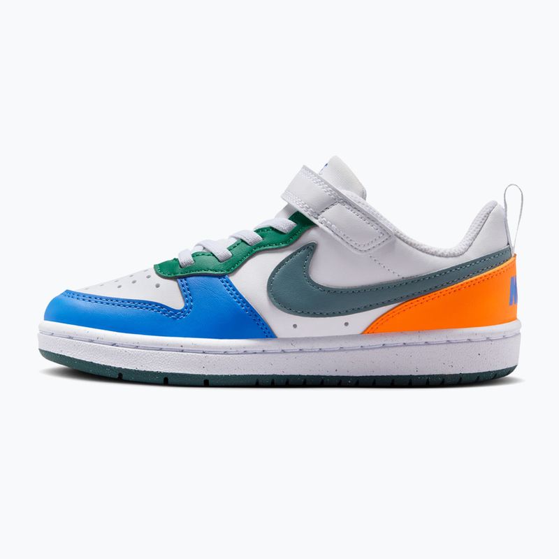 Gyerekcipők Nike Court Borough Low Recraft white/malachite/mineral slate 2