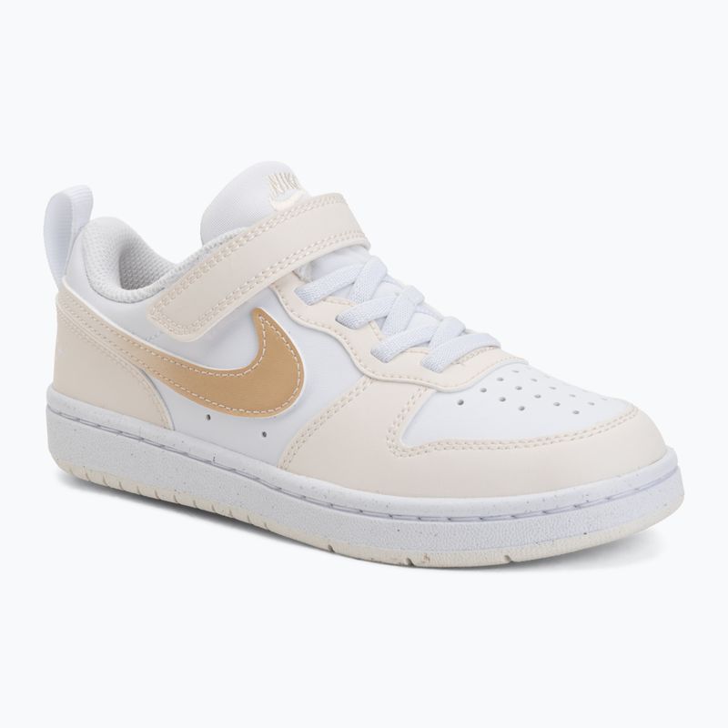 Gyerekcipők Nike Court Borough Low white/chalk/white/shimmer