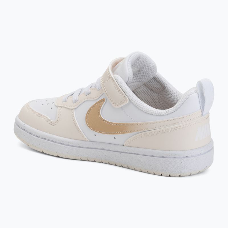 Gyerekcipők Nike Court Borough Low white/chalk/white/shimmer 3