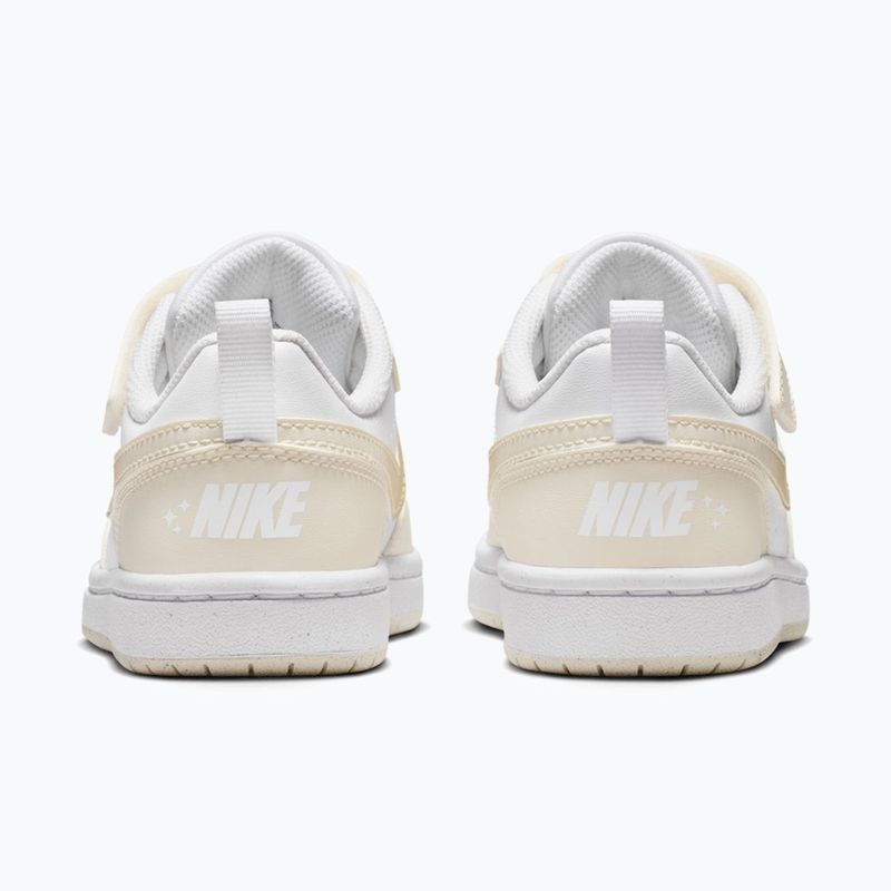 Gyerekcipők Nike Court Borough Low white/chalk/white/shimmer 4