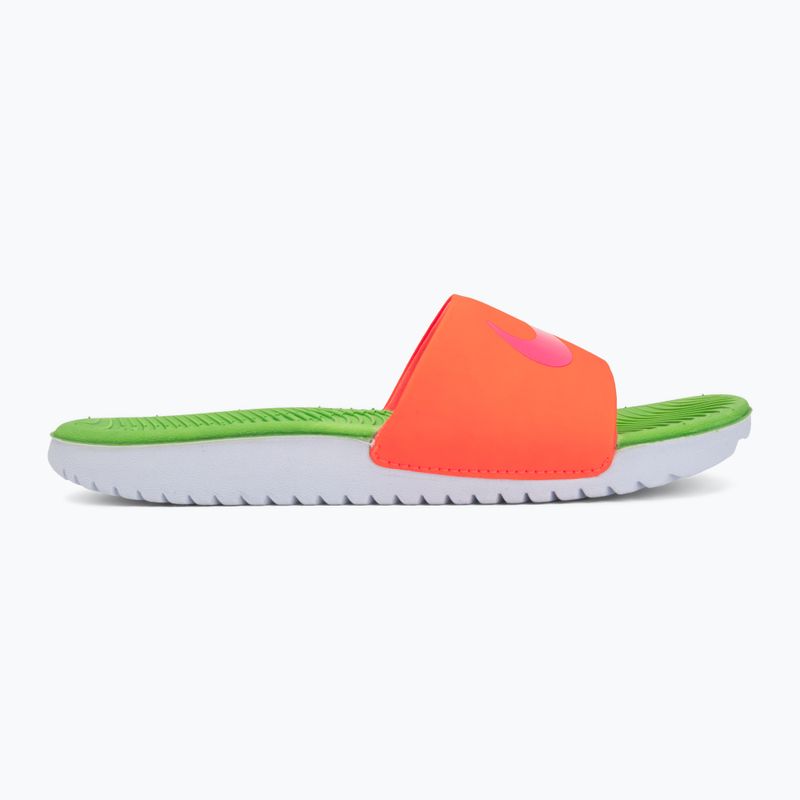 Gyerek papucs Nike Coffee total orange/green strike/hyper pink 2