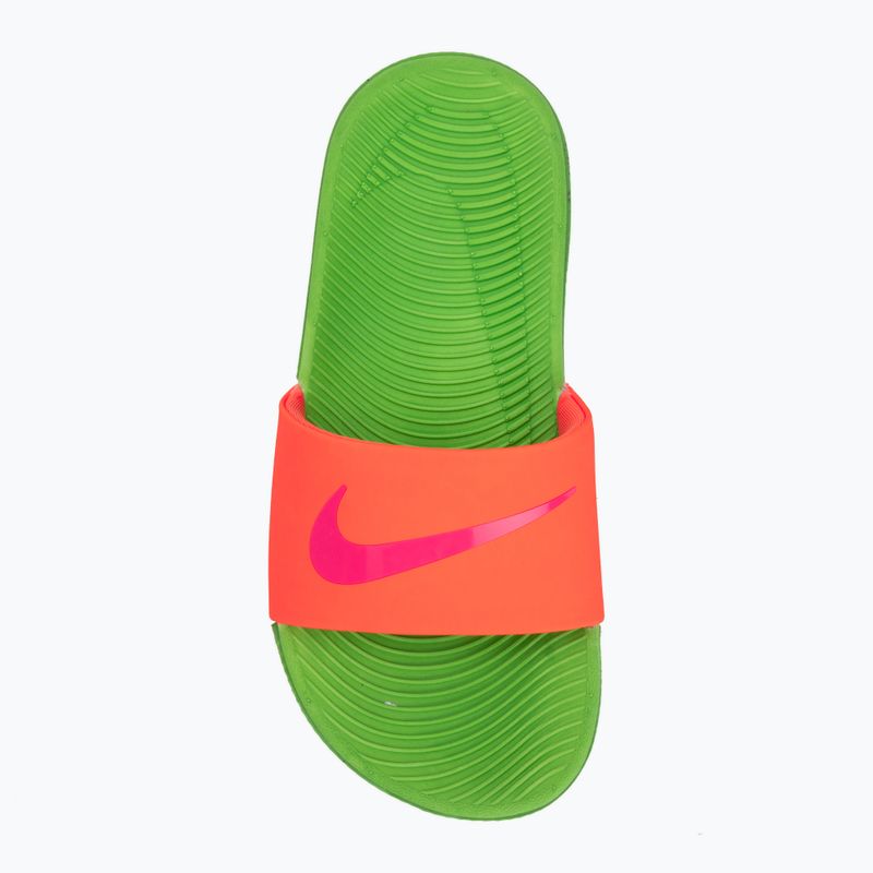 Gyerek papucs Nike Coffee total orange/green strike/hyper pink 5
