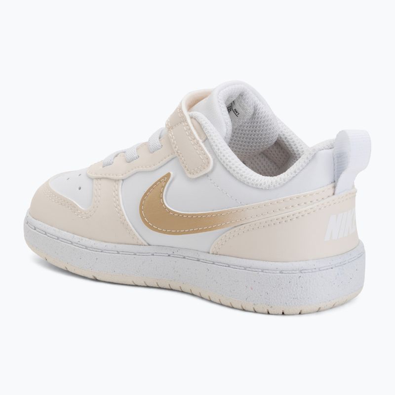 Gyerekcipők Nike Court Borough Low white/chalk/white/shimmer 3