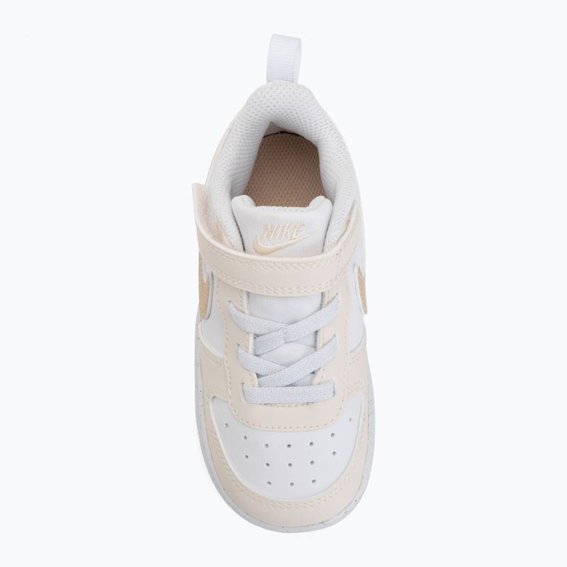 Gyerekcipők Nike Court Borough Low white/chalk/white/shimmer 5