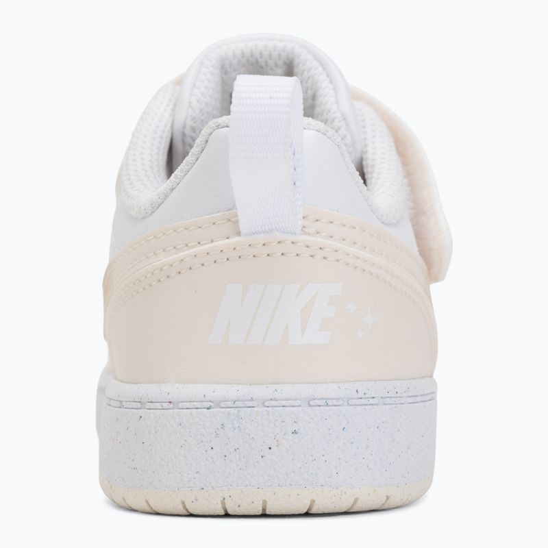 Gyerekcipők Nike Court Borough Low white/chalk/white/shimmer 6
