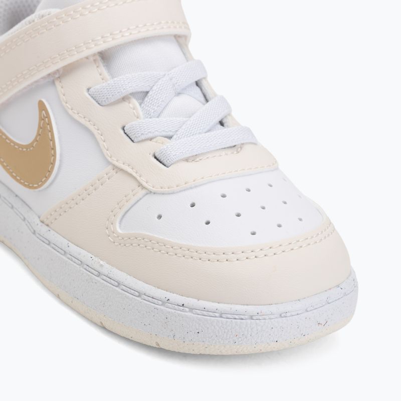 Gyerekcipők Nike Court Borough Low white/chalk/white/shimmer 7