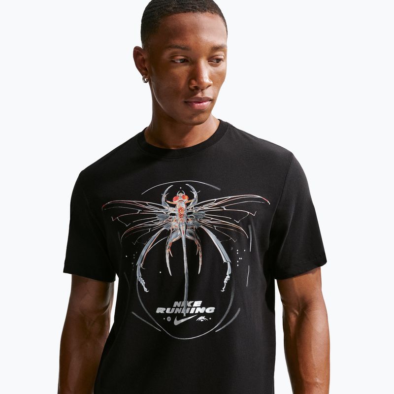 Férfi futópóló Nike Dri-Fit Running black 5