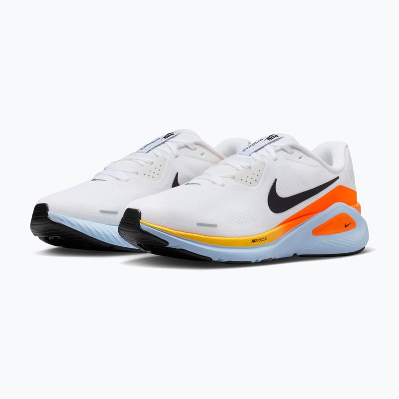 Férfi futócipő Nike Structure 26 white/hydrogen blue/total orange/black 3