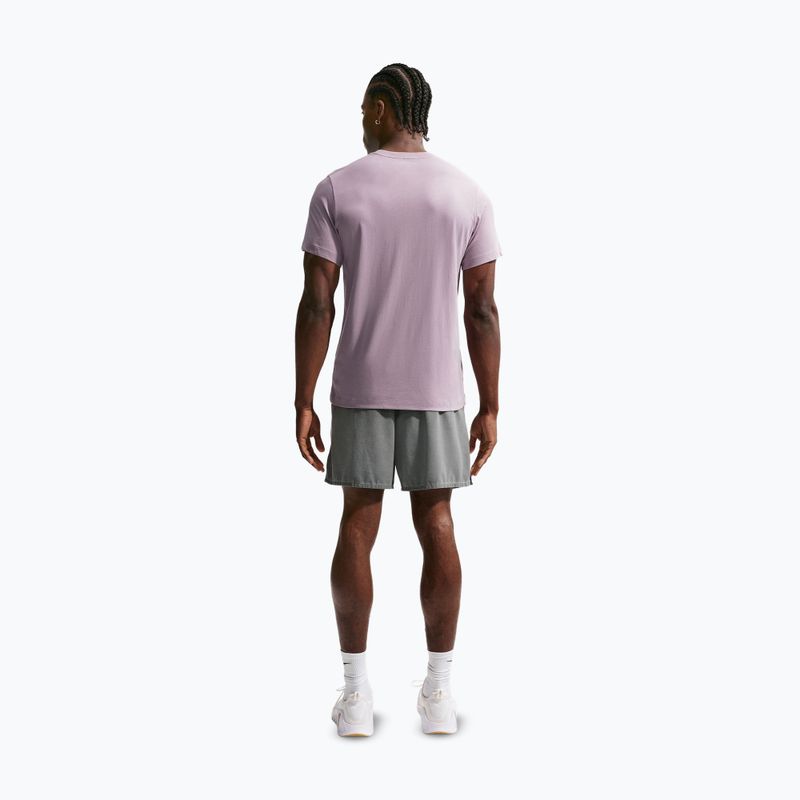 Férfi edzőpóló Nike Pro Dri-Fit light violet ore/white 3