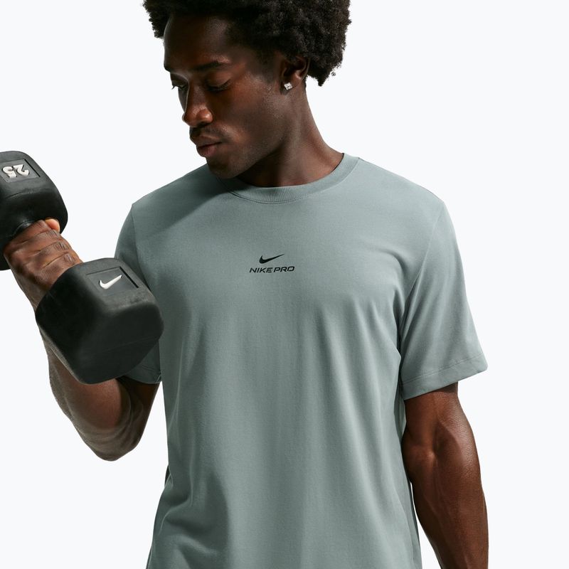 Férfi edző póló Nike Pro Dri-Fit smoke grey/black 5