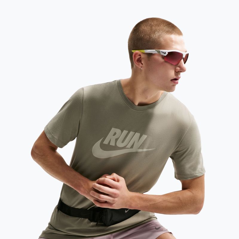Férfi futópóló Nike Dri-Fit Running silver sage/spruce fog 6