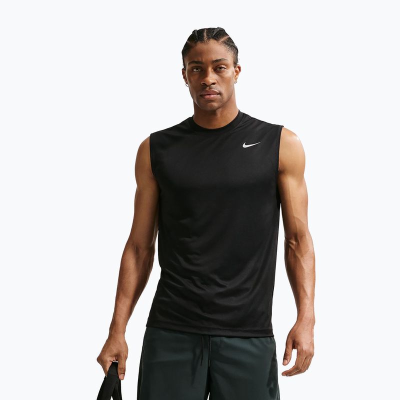 Férfi edző póló Nike Dri-FIT Sleeveless Training Top black/matte silver