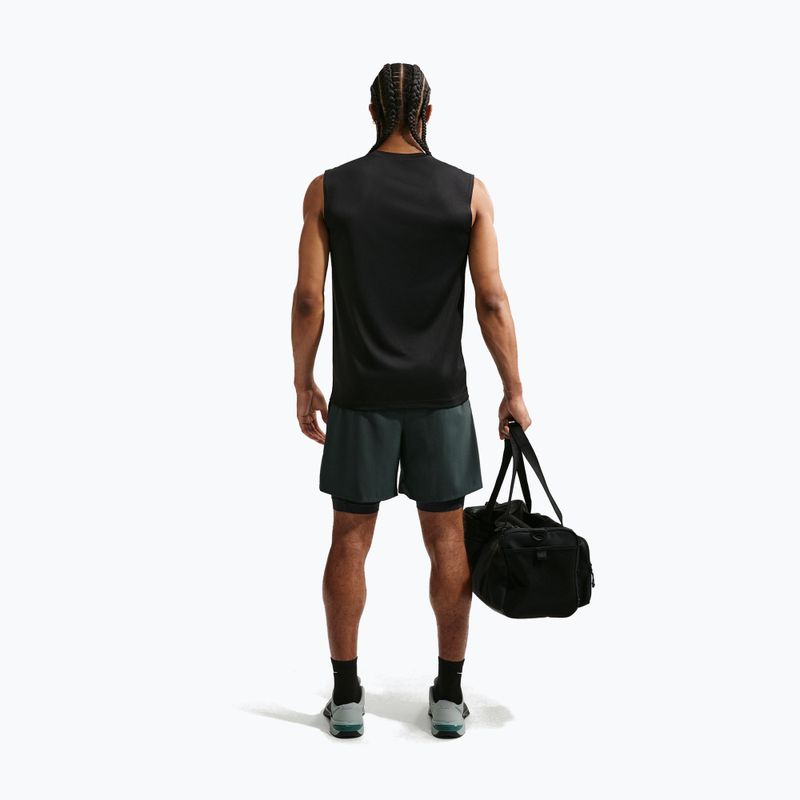Férfi edző póló Nike Dri-FIT Sleeveless Training Top black/matte silver 2