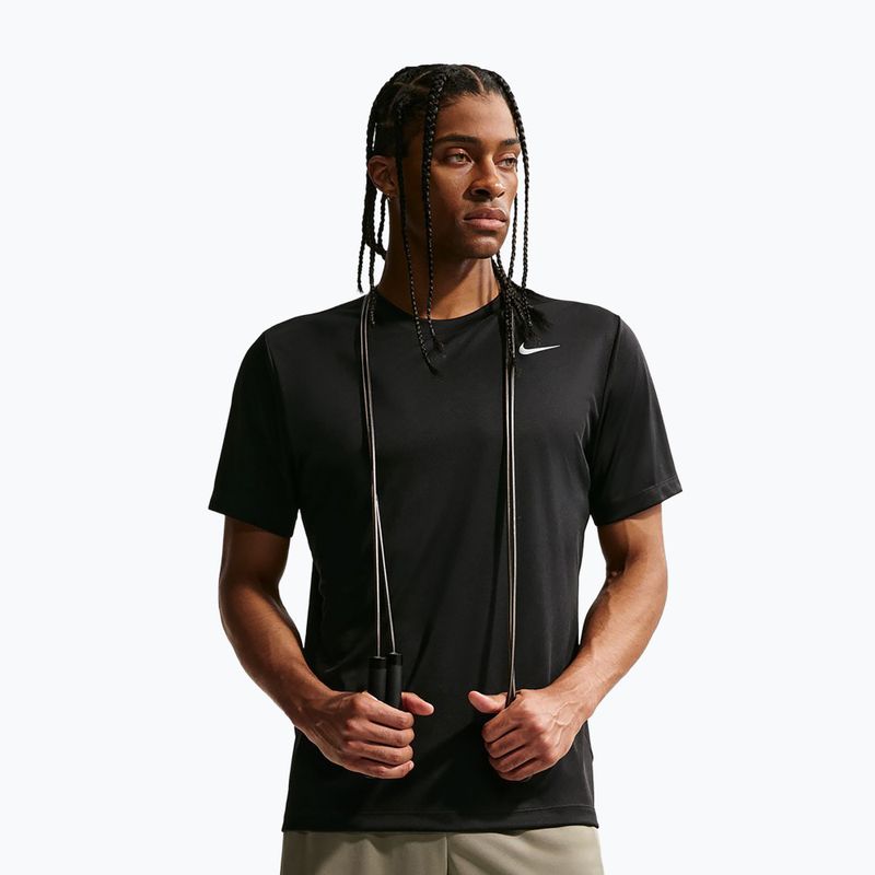 Férfi edző póló Nike Dri-FIT Training T-Shirt black/matte silver