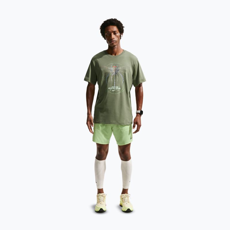 Férfi futópóló Nike Dri-Fit Running silver sage 2