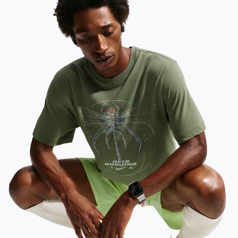 Férfi futópóló Nike Dri-Fit Running silver sage 6