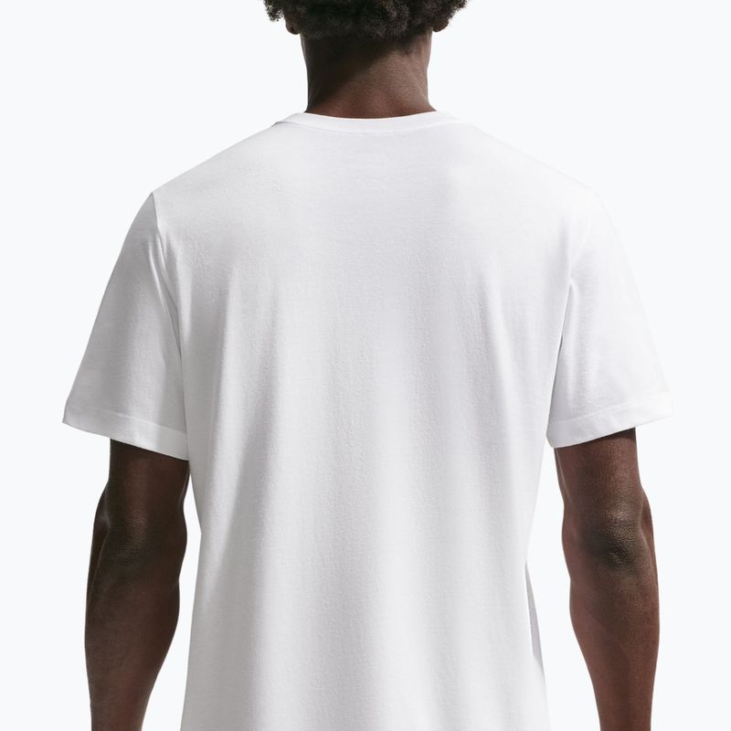 Férfi edzőpóló Nike Pro Dri-Fit white/black 5