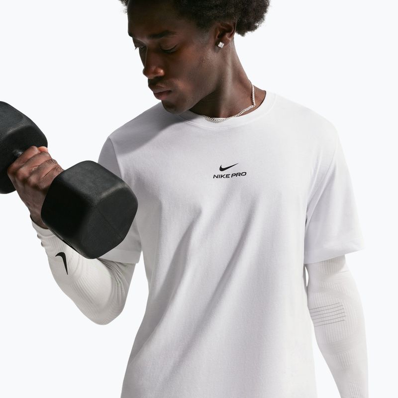 Férfi edzőpóló Nike Pro Dri-Fit white/black 6