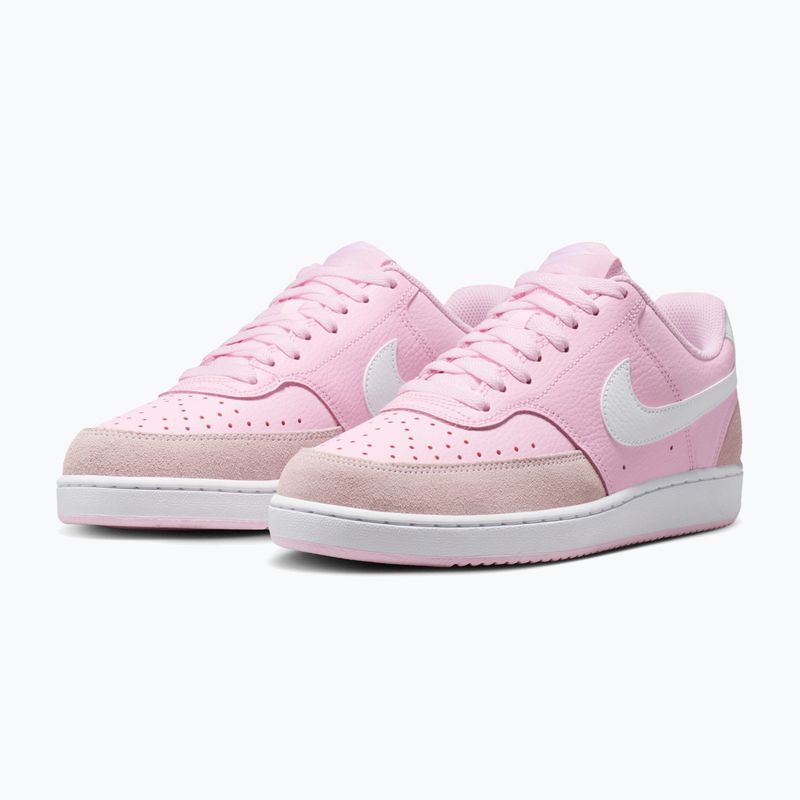 Női cipők Nike Court Vision Low Suede pink foam/white 3