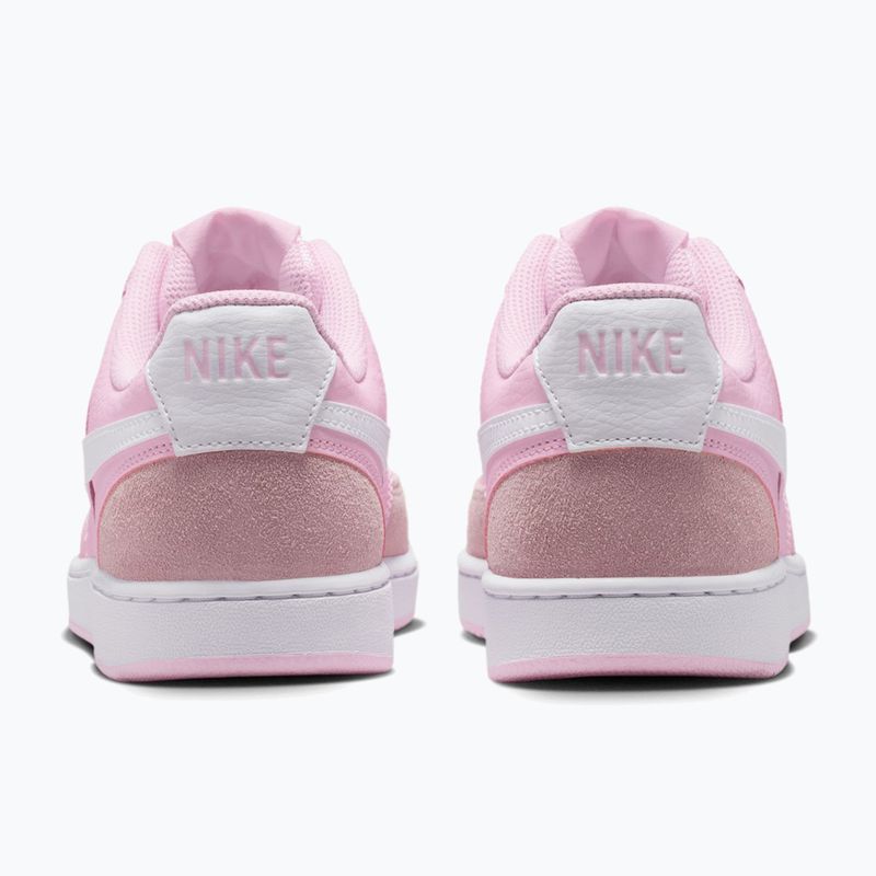 Női cipők Nike Court Vision Low Suede pink foam/white 4