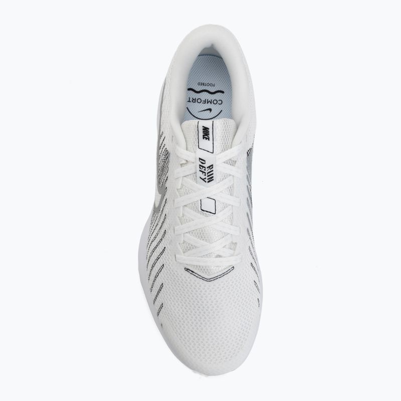 Férfi futócipő Nike Run Defy summit white/white/black/metallic silver 5