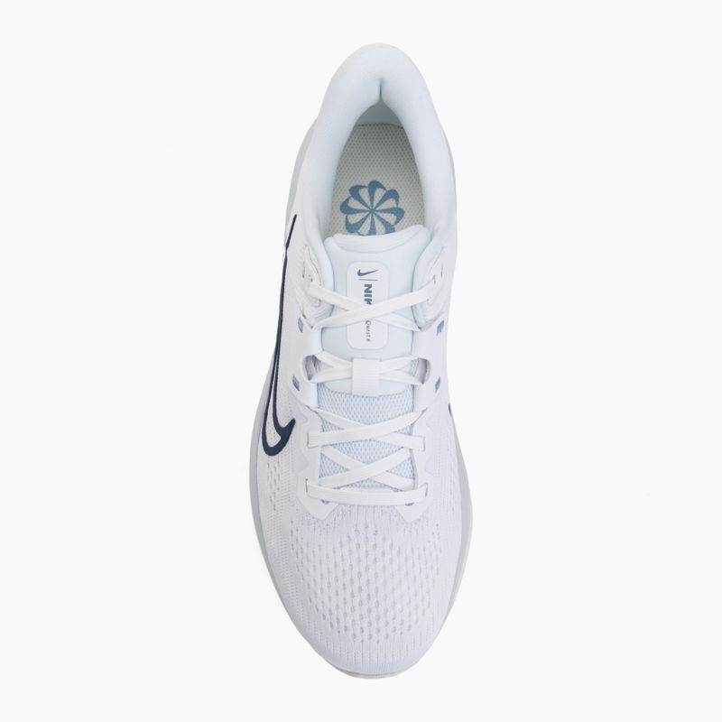 Női futócipő Nike Quest 6 white/pearl pink/work blue/blue void 5
