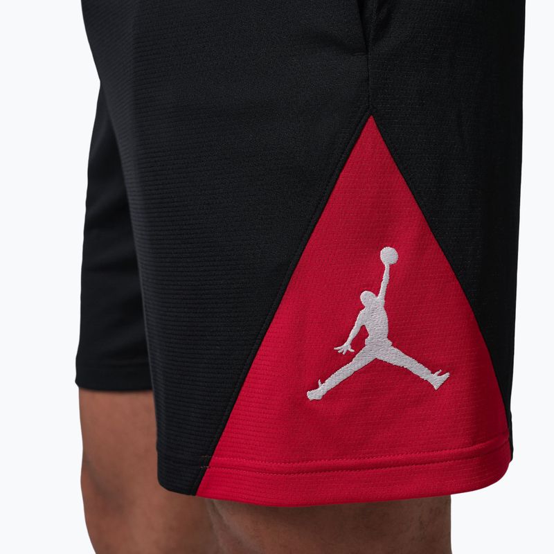 Férfi kosárlabda nadrág Jordan Sport Dri-Fit black/gym red/white 6