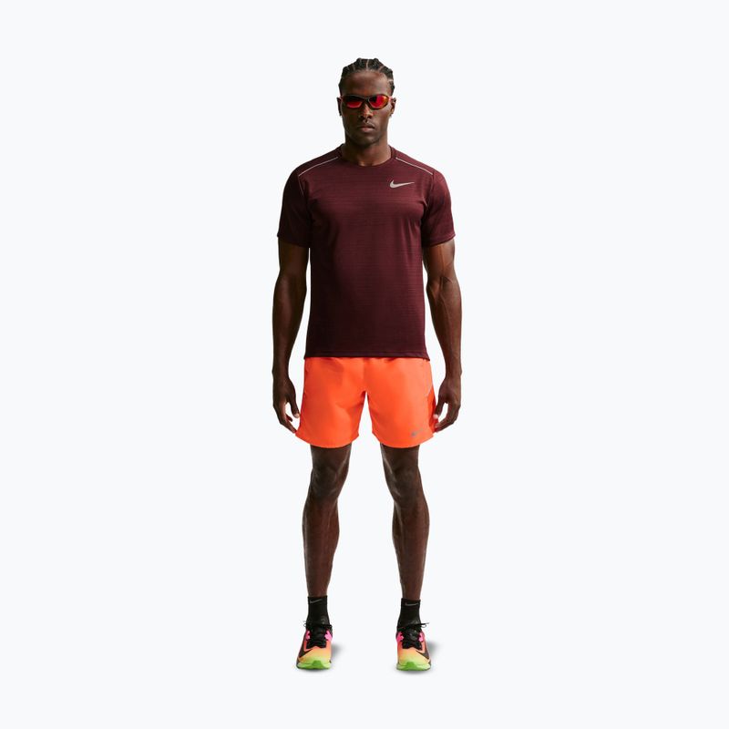 Férfi futóshort Nike Miler Dri-Fit Brief Lined7" total orange 2