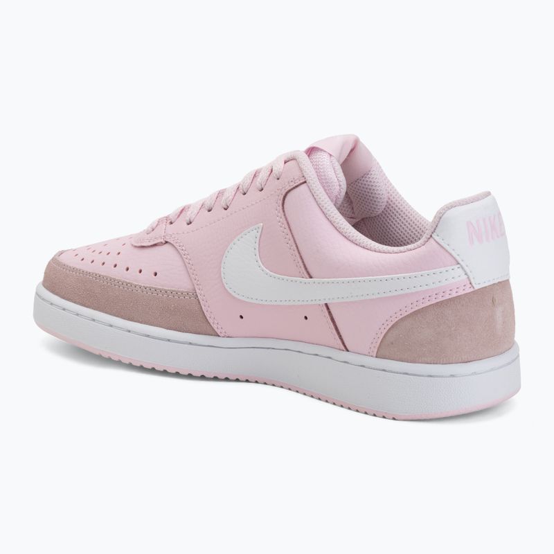 Női cipők Nike Court Vision Low Suede pink foam/white 3