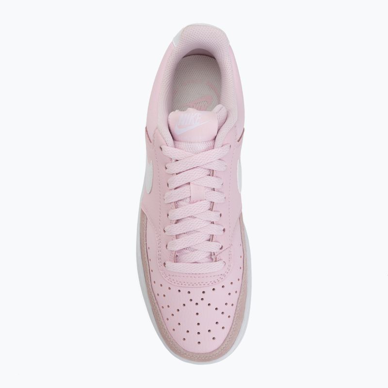 Női cipők Nike Court Vision Low Suede pink foam/white 5