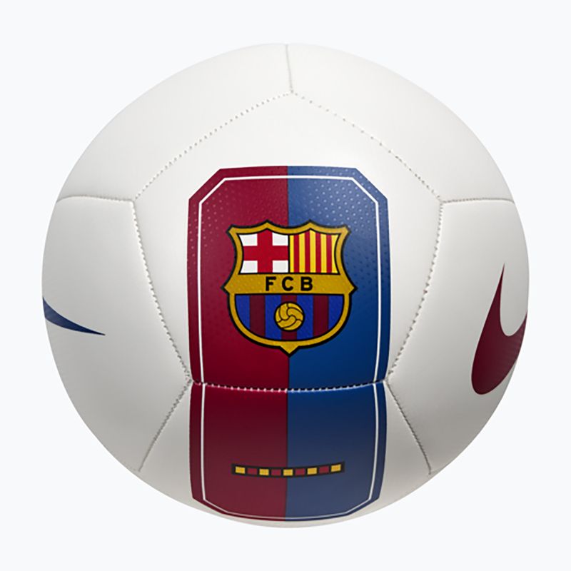 Futball-labda Nike Pitch FC Barcelona white/cardinal red size 5 2