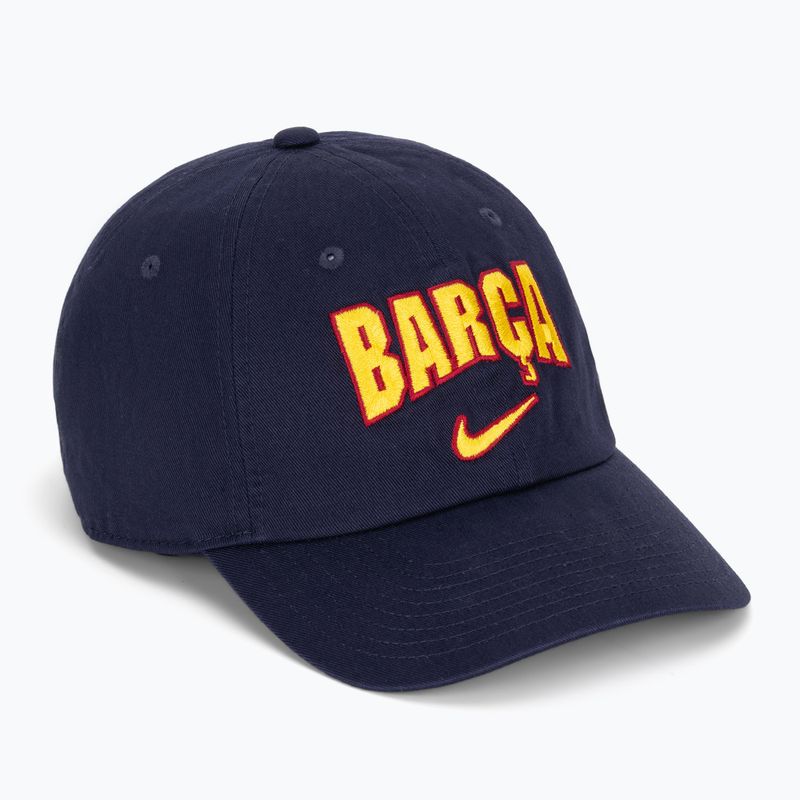 Ellenzős sapka Nike FC Barcelona Club Cotton blackened blue