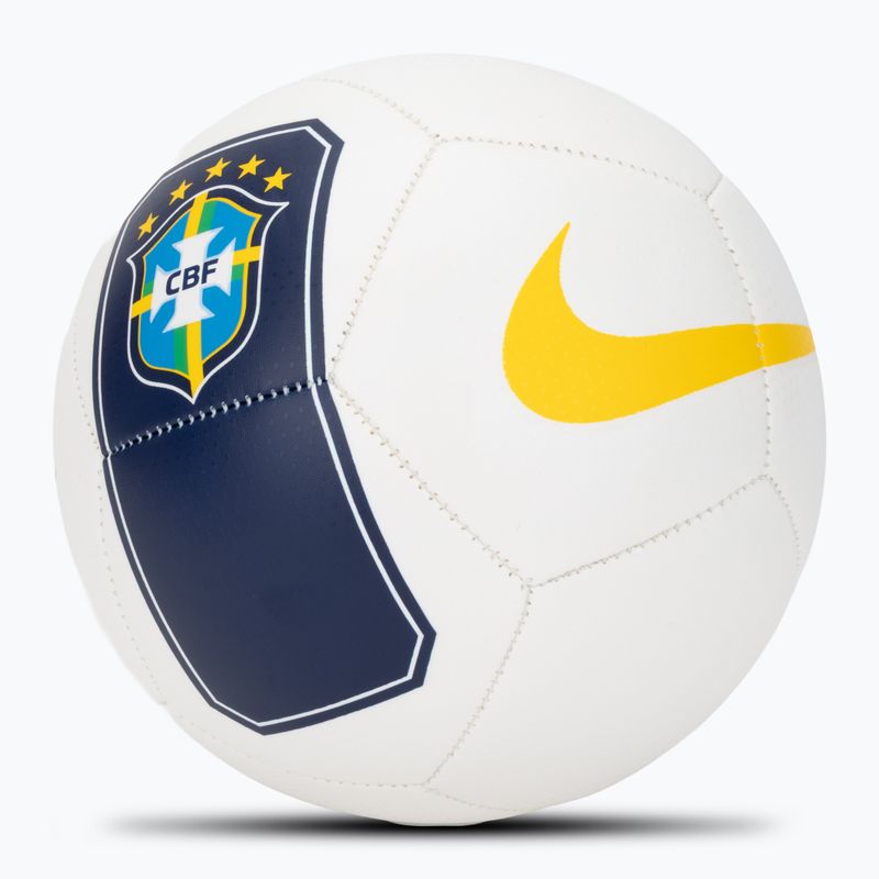 Mini focilabda Nike Skills Brazil white size 1 2