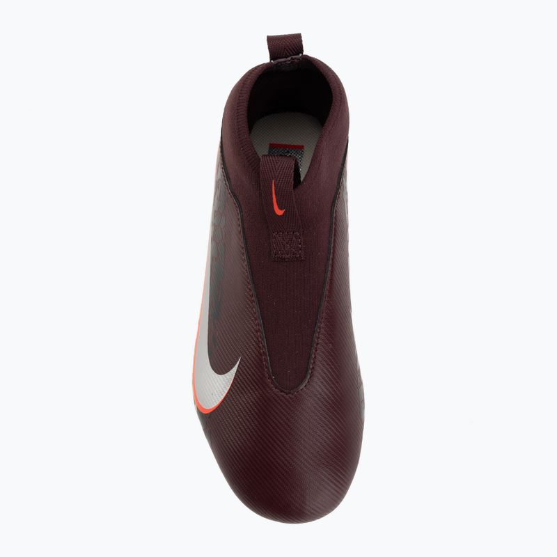 Gyerek focicipő Nike United Jr. Mercurial Superfly 10 Academy MG burgundy crush/metallic silver 5