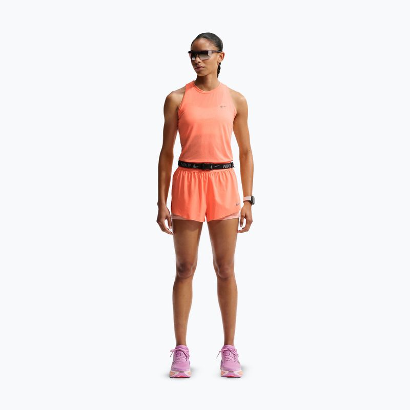 Női futóshort Nike Swift Mid-Rise 2in1 orange pulse 2