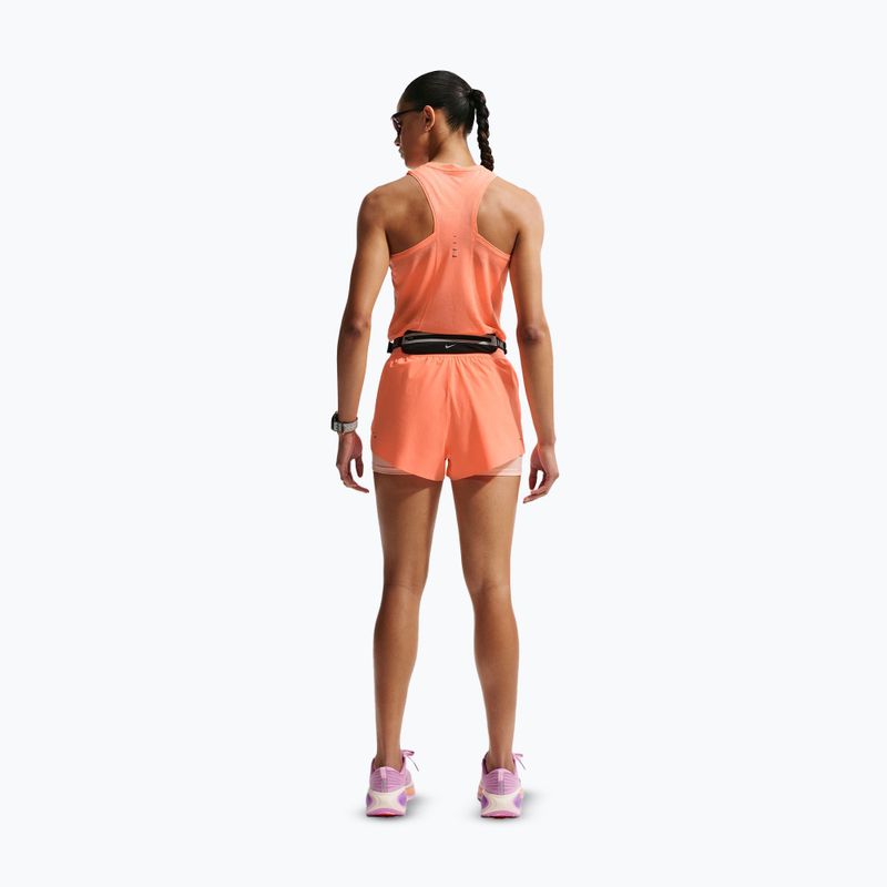 Női futóshort Nike Swift Mid-Rise 2in1 orange pulse 3