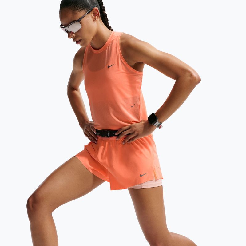 Női futóshort Nike Swift Mid-Rise 2in1 orange pulse 6