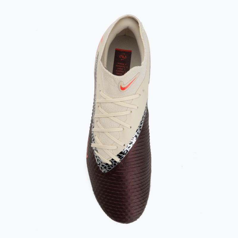 Férfi futballcipő Nike United Phantom 6 High Academy MG burgundy crush/fossil/university red 5