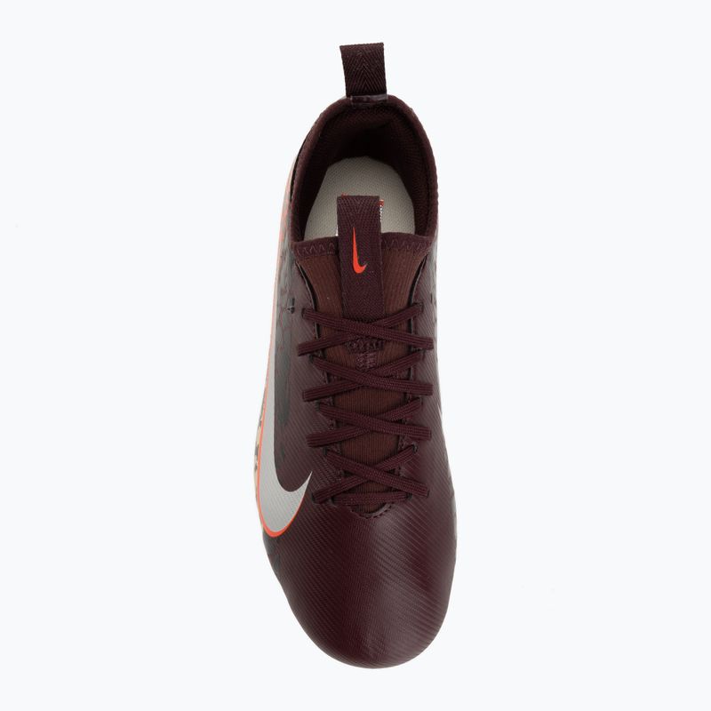 Gyerek focicipő Nike United Jr. Mercurial Vapor 16 Academy MG burgundy crush/metallic silver 5
